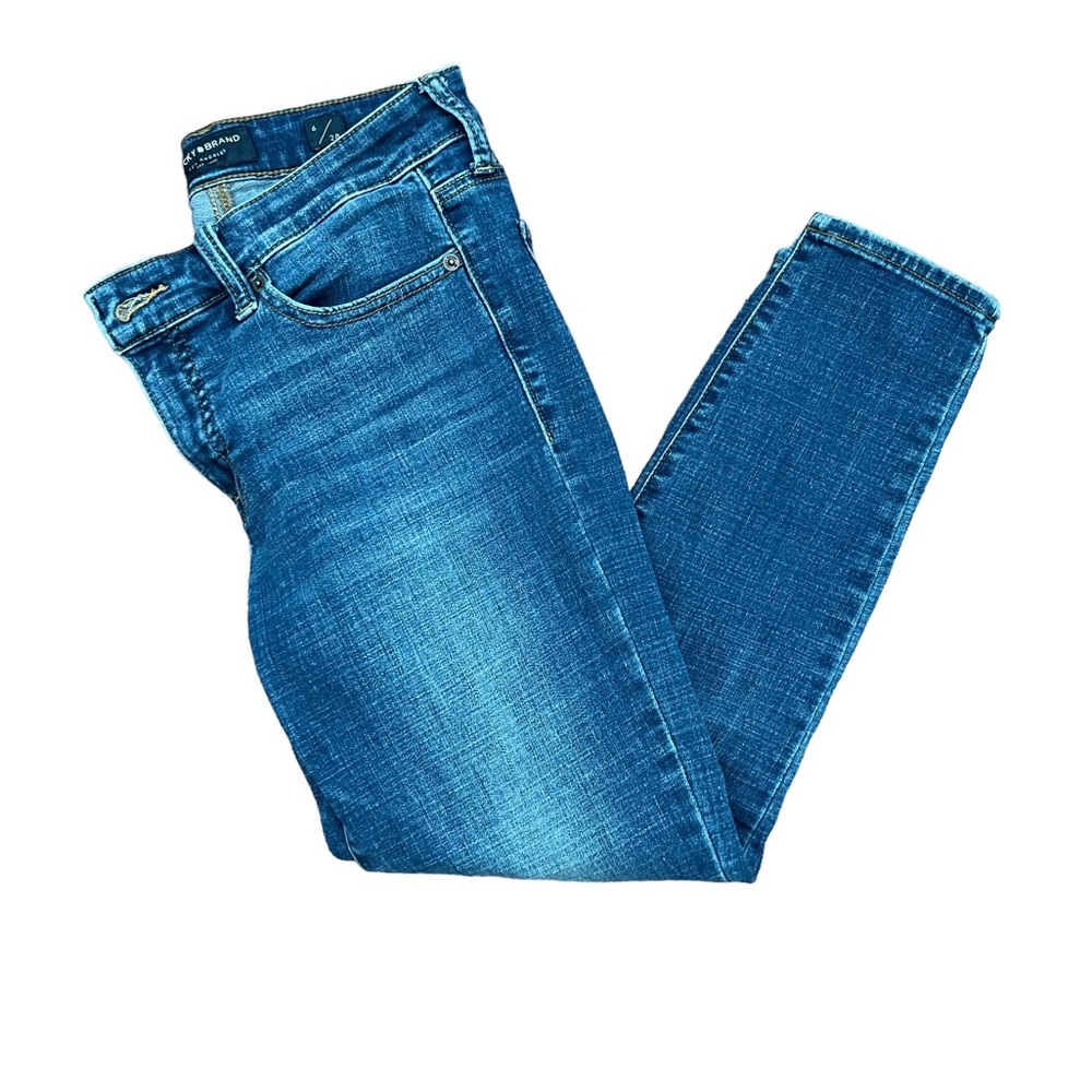 Luck brand jeans mid rise crop Ava